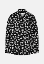 Regular Casual Hemd Druck in Dunkelblau |  Seidensticker Onlineshop