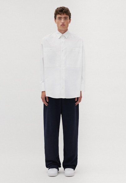 Oversized Casual Shirt Uni in White |  Seidensticker Onlineshop