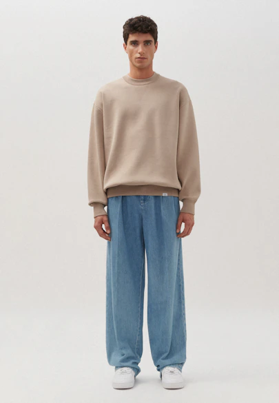 Oversized Pullover Uni in Braun |  Seidensticker Onlineshop