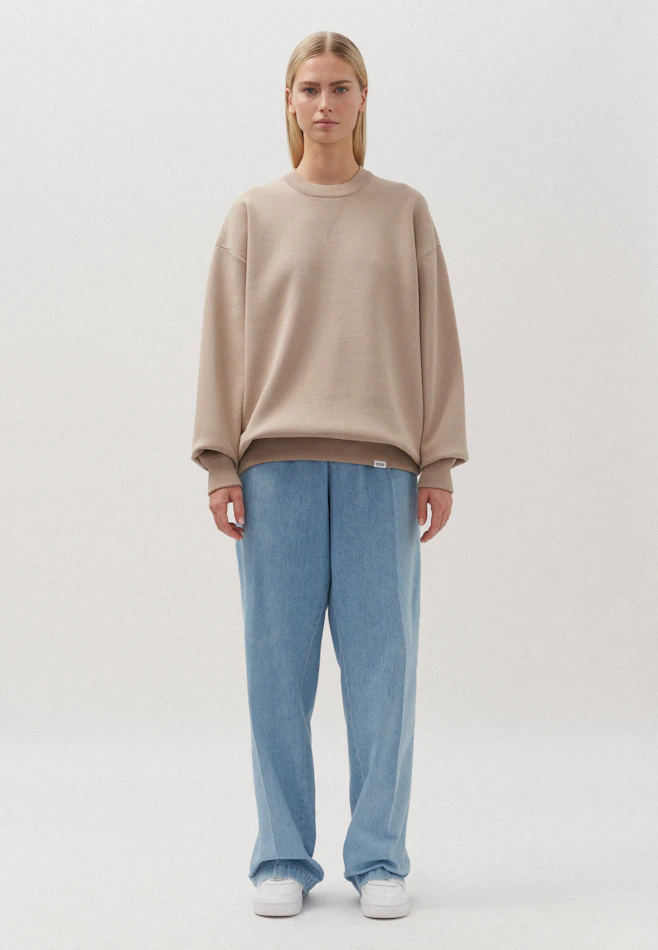 Rundhals Pullover Uni in Braun | Seidensticker Onlineshop