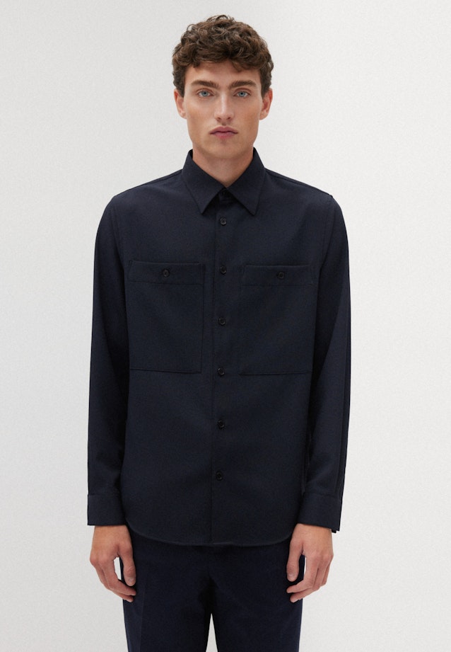 Casual Shirt Regular in Dark Blue |  Seidensticker Onlineshop