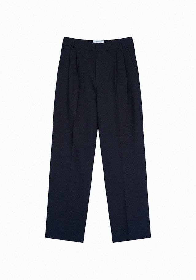 Pantalon À Pinces Oversized in Bleu Foncé |  Seidensticker Onlineshop