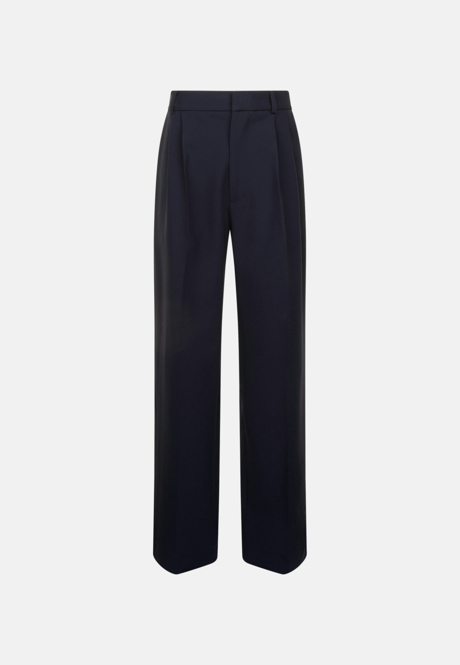 Men Oversized Pleated trousers Uni dark blue | Studio