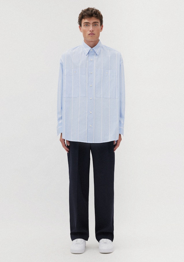 Casual overhemd Oversized in Lichtblauw | Seidensticker Onlineshop