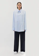 Oversized Casual Hemd Streifen in Hellblau |  Seidensticker Onlineshop