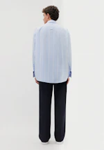 Oversized Casual Shirt Stripes in Light Blue |  Seidensticker Onlineshop