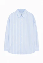 Oversized Casual Shirt Stripes in Light Blue |  Seidensticker Onlineshop