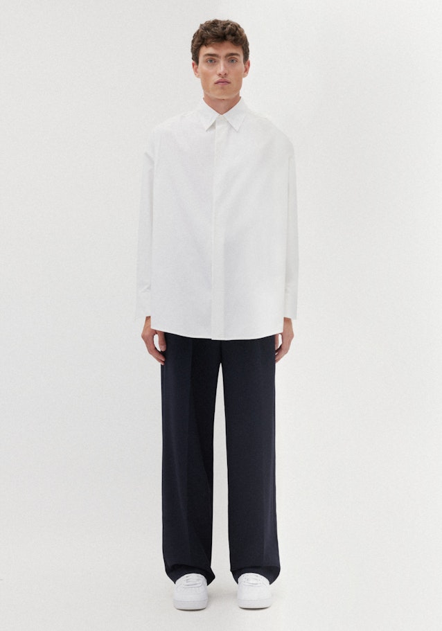 Casual Shirt in Oversized with Kent-Collar in White | Seidensticker Onlineshop