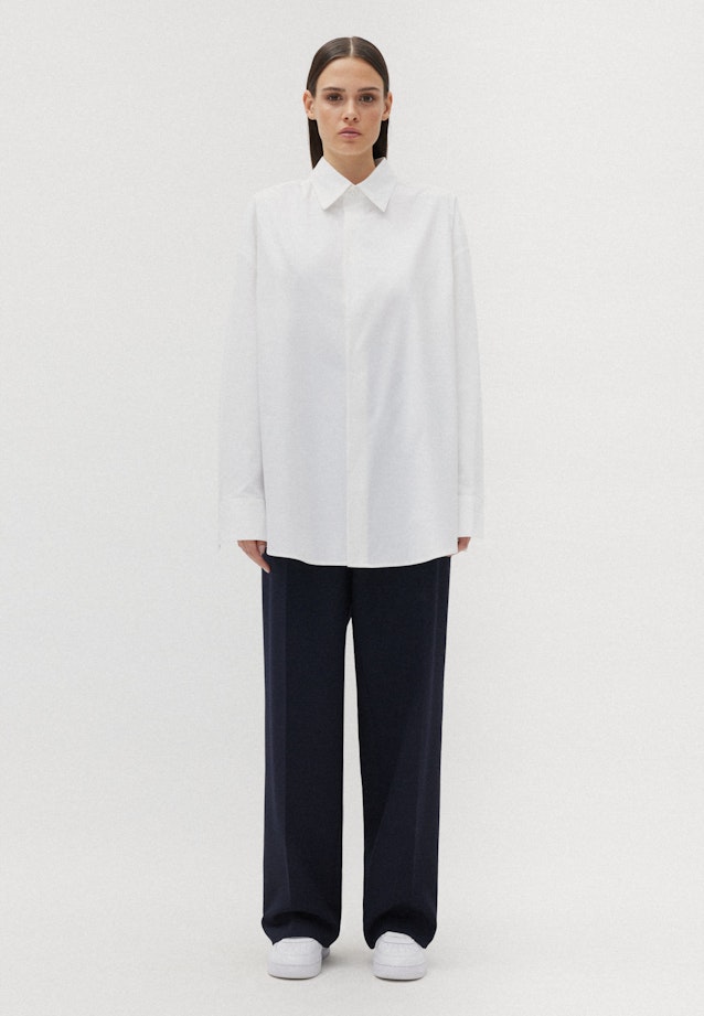 Kragen Casual Hemd Oversized in Weiß | Seidensticker Onlineshop
