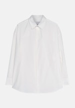 Chemise casual Oversized Popeline Col Kent in Blanc |  Seidensticker Onlineshop