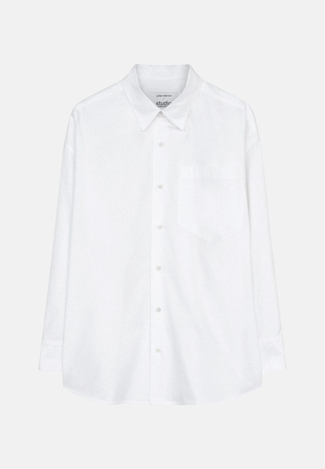 Casual overhemd in Oversized with Kentkraag in Wit |  Seidensticker Onlineshop