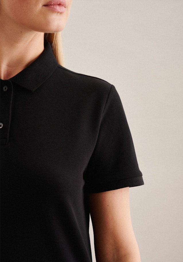 Collar polo shirt in Black |  Seidensticker Onlineshop