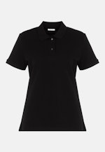 Chemise Polo Regular Manche Courte in Noir |  Seidensticker Onlineshop