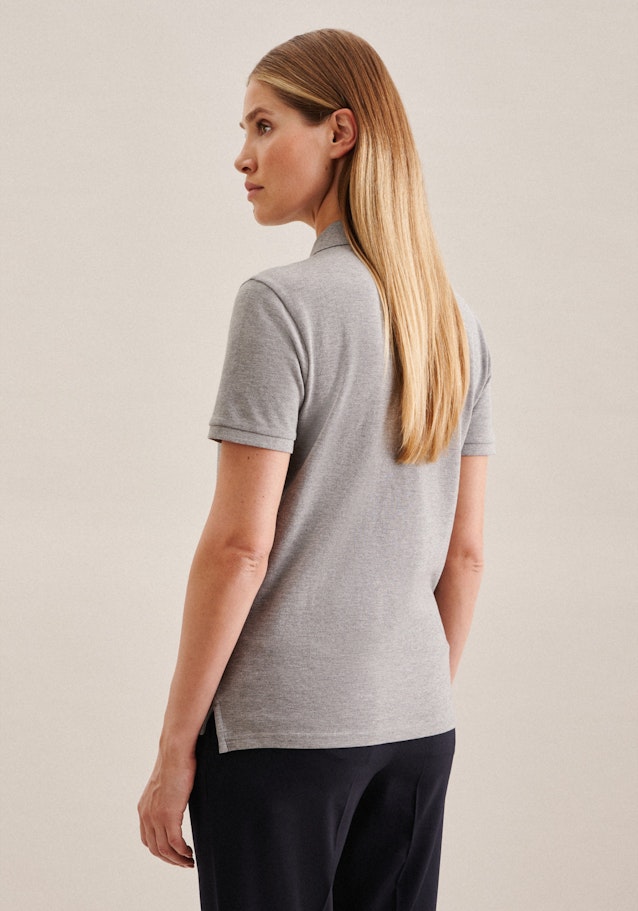 Kragen Polo Shirt Regular in Grau | Seidensticker Onlineshop