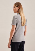 Chemise Polo Regular Manche Courte in Gris |  Seidensticker Onlineshop