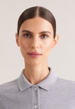 Piqué Poloshirt aus Baumwolle regular fit in Grau |  Seidensticker Onlineshop