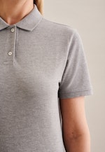 Chemise Polo Regular Manche Courte in Gris |  Seidensticker Onlineshop