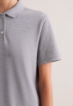 Piqué Poloshirt aus Baumwolle regular fit in Grau |  Seidensticker Onlineshop