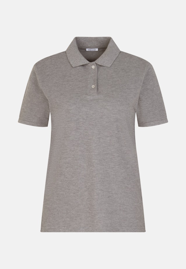 Kraag polo shirt in Grijs |  Seidensticker Onlineshop