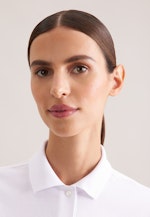 Piqué Poloshirt aus Baumwolle regular fit in Weiß |  Seidensticker Onlineshop