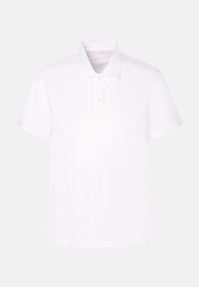 Polo en coton piqué à coupe régulière in Blanc |  Seidensticker Onlineshop