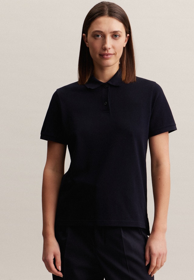 Collar polo shirt in Dark Blue | Seidensticker Onlineshop