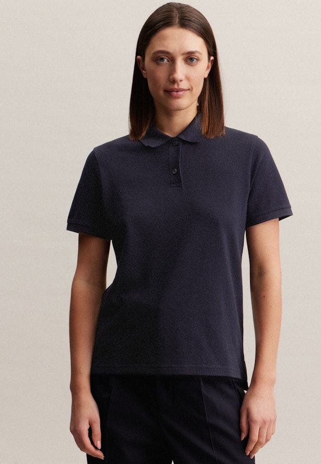 Collar polo shirt in Dark Blue |  Seidensticker Onlineshop