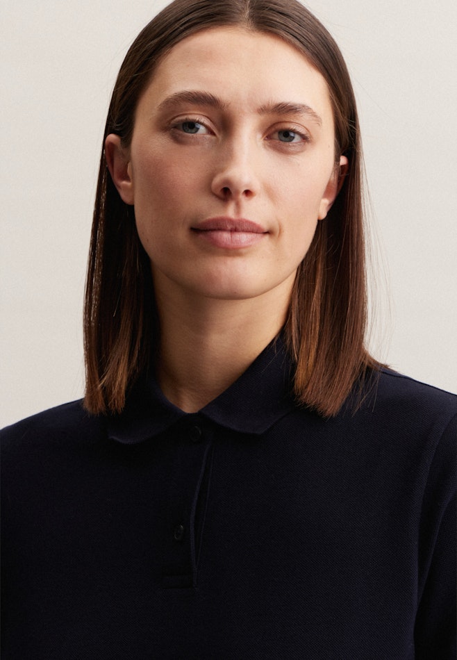 Collar polo shirt in Dark Blue | Seidensticker online shop