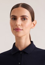 Polo en coton piqué à coupe régulière in Bleu Foncé |  Seidensticker Onlineshop