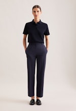 Polo en coton piqué à coupe régulière in Bleu Foncé |  Seidensticker Onlineshop