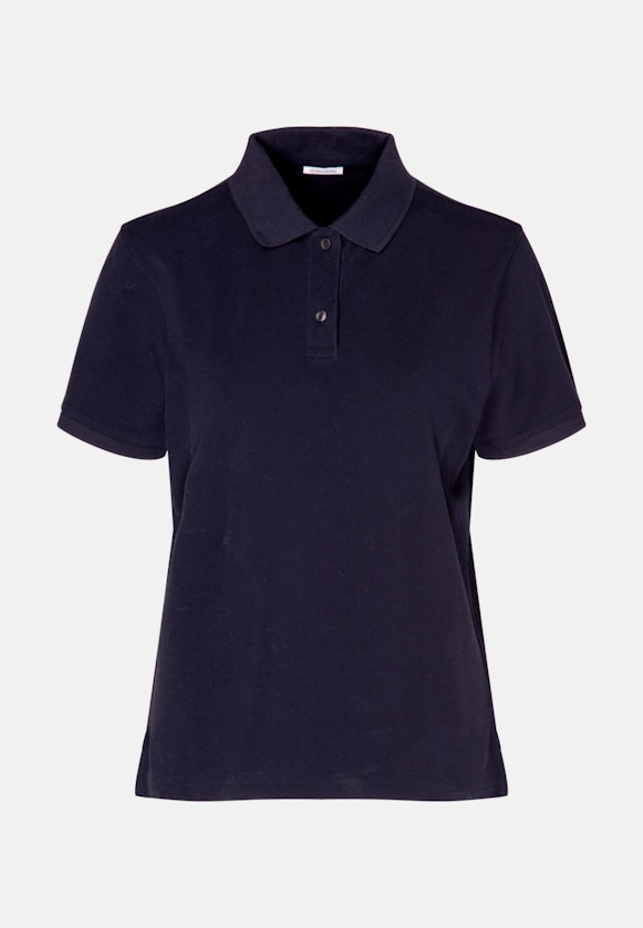 Kragen Polo Shirt Regular in Dunkelblau |  Seidensticker Onlineshop