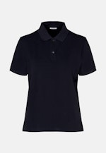 Polo en coton piqué à coupe régulière in Bleu Foncé |  Seidensticker Onlineshop