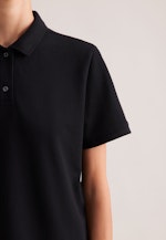 Piqué Poloshirt aus Baumwolle regular fit in Schwarz |  Seidensticker Onlineshop