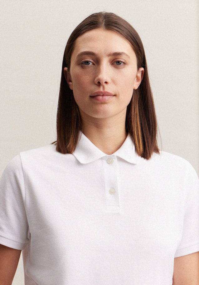 Collar polo shirt in White | Seidensticker Onlineshop