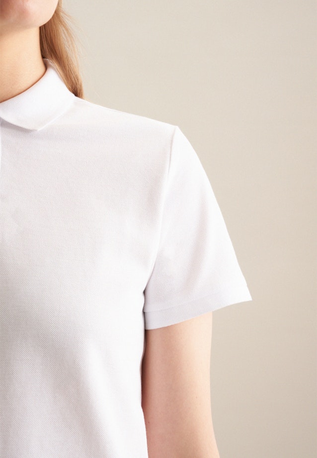 Collar polo shirt in White |  Seidensticker Onlineshop