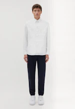 Regular Chemise décontractée Uni in Blanc |  Seidensticker Onlineshop