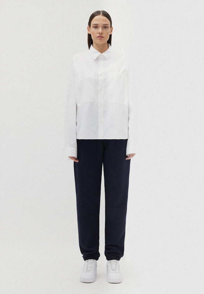 Regular Chemise décontractée Uni dans Blanc | Boutique en ligne Seidensticker