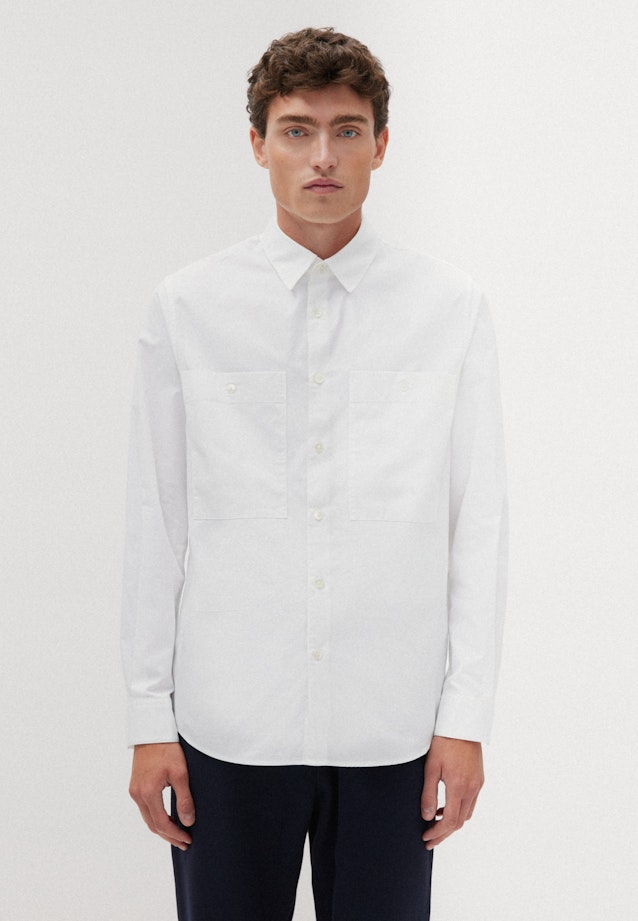 Casual overhemd Regular in Wit |  Seidensticker Onlineshop