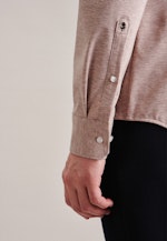 Slim Jerseyhemd Uni in Braun |  Seidensticker Onlineshop