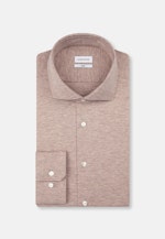 Slim Jerseyhemd Uni in Braun |  Seidensticker Onlineshop