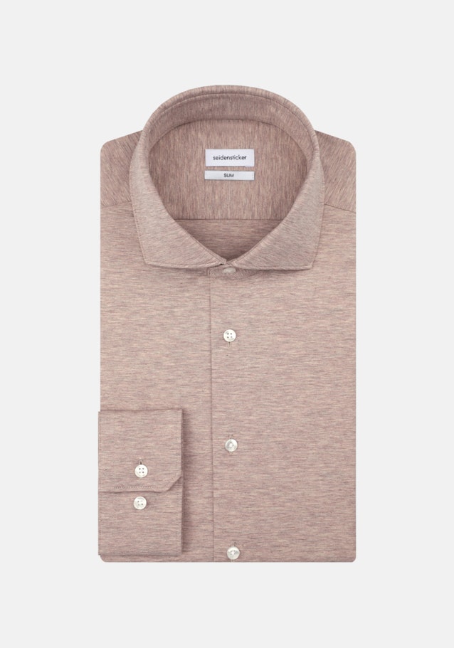 Jersey shirt in Brown |  Seidensticker Onlineshop