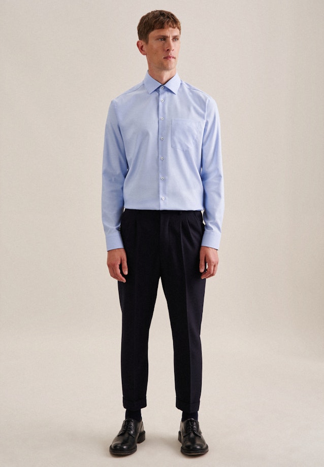 Comfort Business Hemd Uni in Hellblau |  Seidensticker Onlineshop