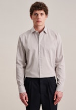 Comfort Business Hemd Karo in Braun |  Seidensticker Onlineshop