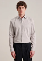 Comfort Business Hemd Karo in Braun |  Seidensticker Onlineshop