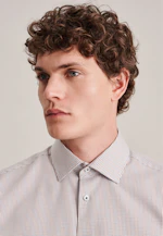 Comfort Business Hemd Karo in Braun |  Seidensticker Onlineshop