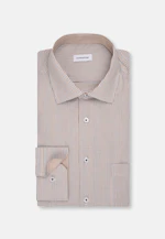 Comfort Business Hemd Karo in Braun |  Seidensticker Onlineshop