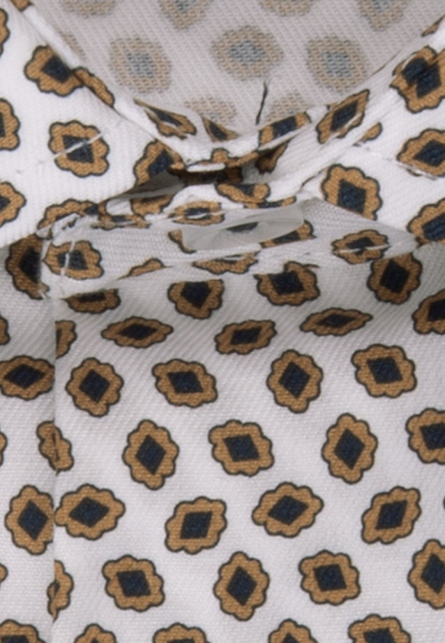 Comfort Business shirt Print in Brown |  Seidensticker Onlineshop