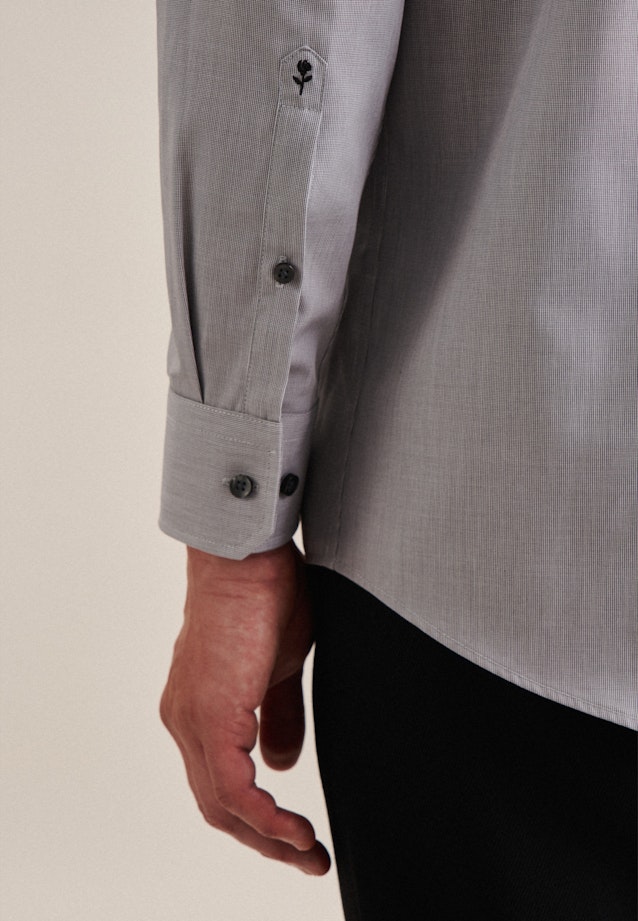 Comfort Business shirt Uni in Grey |  Seidensticker Onlineshop