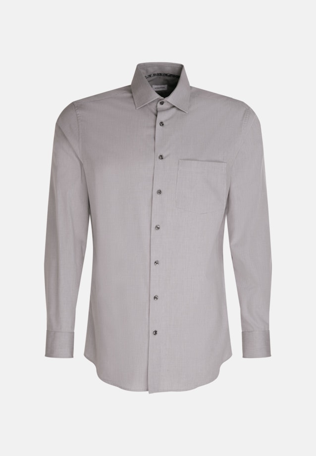 Comfort Business shirt Uni in Grey |  Seidensticker Onlineshop