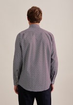 Comfort Business Hemd Druck in Rot |  Seidensticker Onlineshop